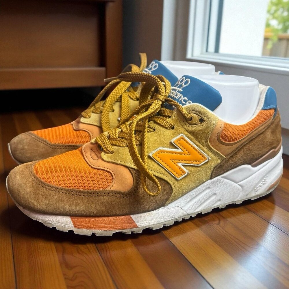 New Balance 999 x J Crew‎ Canyon Road Sneaker Comfort Athletic Artsy Retro 8.5